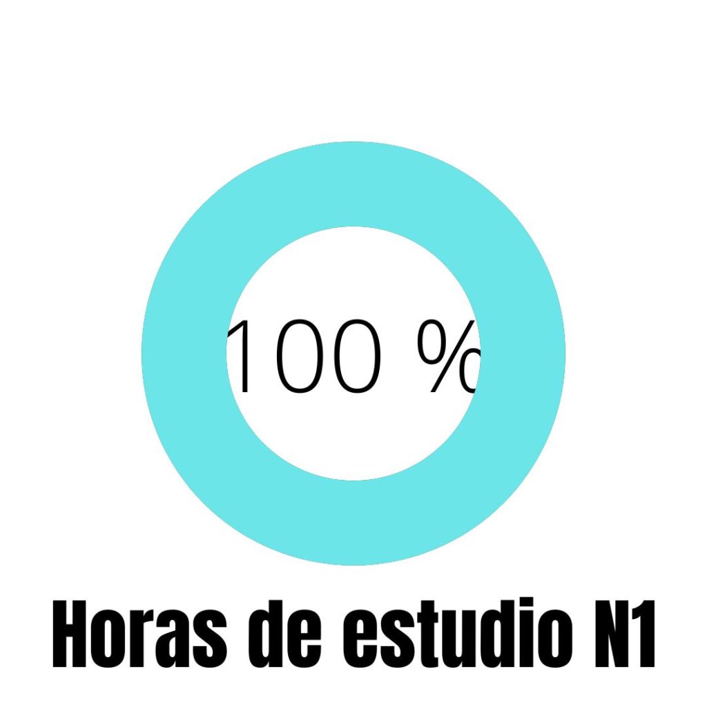 horas de estudio JLPT N1