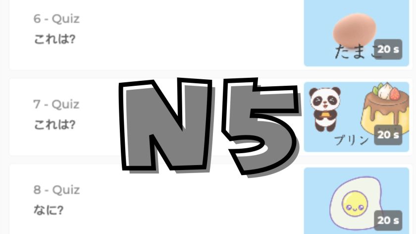 JLPT N5 Kahoot for beginner